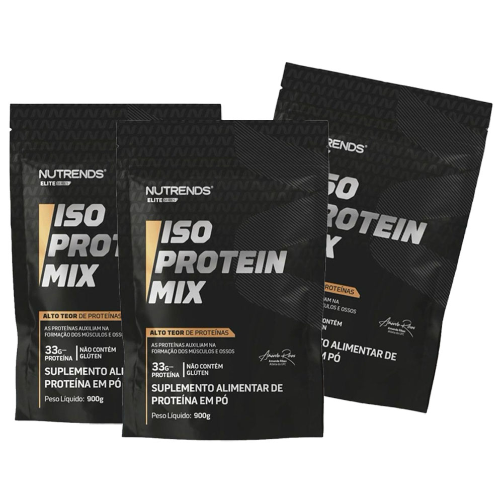 Kit 3x Iso Protein Mix ( Blend Proteico ) – 900g cada – Nutrends