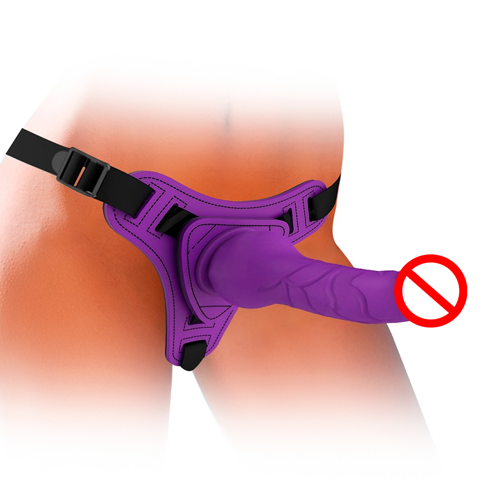 Cinta peniana com Dildo Silicone YJ-21G