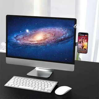 Suporte Celular Magnético Notebook | Alumínio | Ajuste Lateral | Compacto | Hrebos