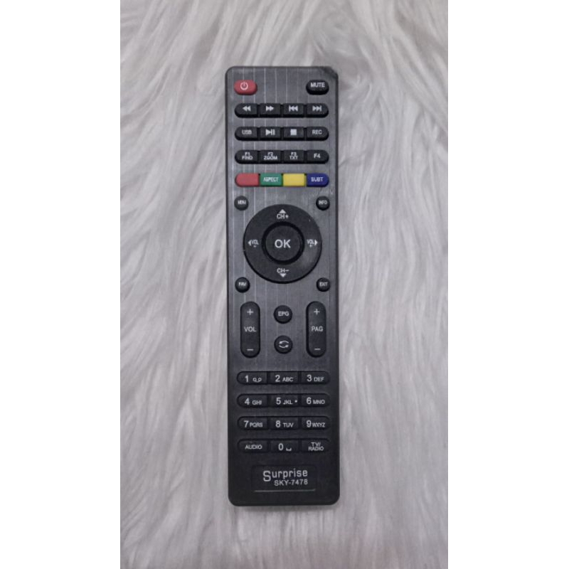 Controle Remoto Receptor Azbox SKY-7478 | Shopee Brasil
