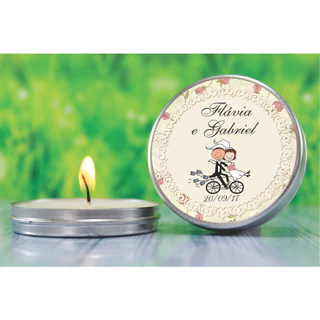 kit 65 LATINHAS COM VELA PERSONALIZADA