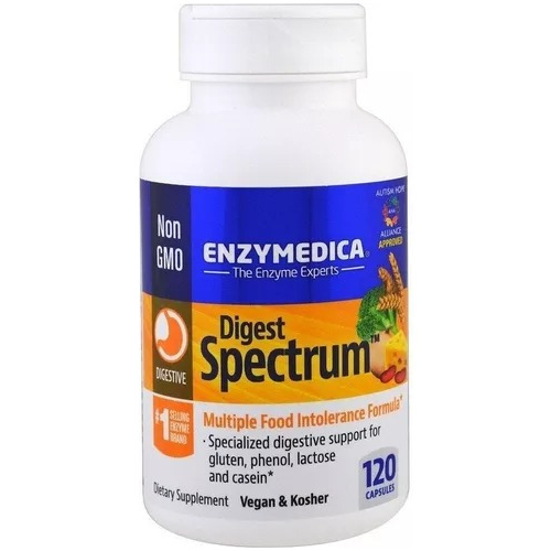 Enzimas Digestivas Digest Spectrum 120 Caps Enzymedica - Eua | Shopee ...