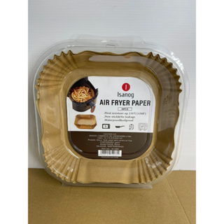 Kit com 50 formas quadradas de panela elétrica Air Fryer