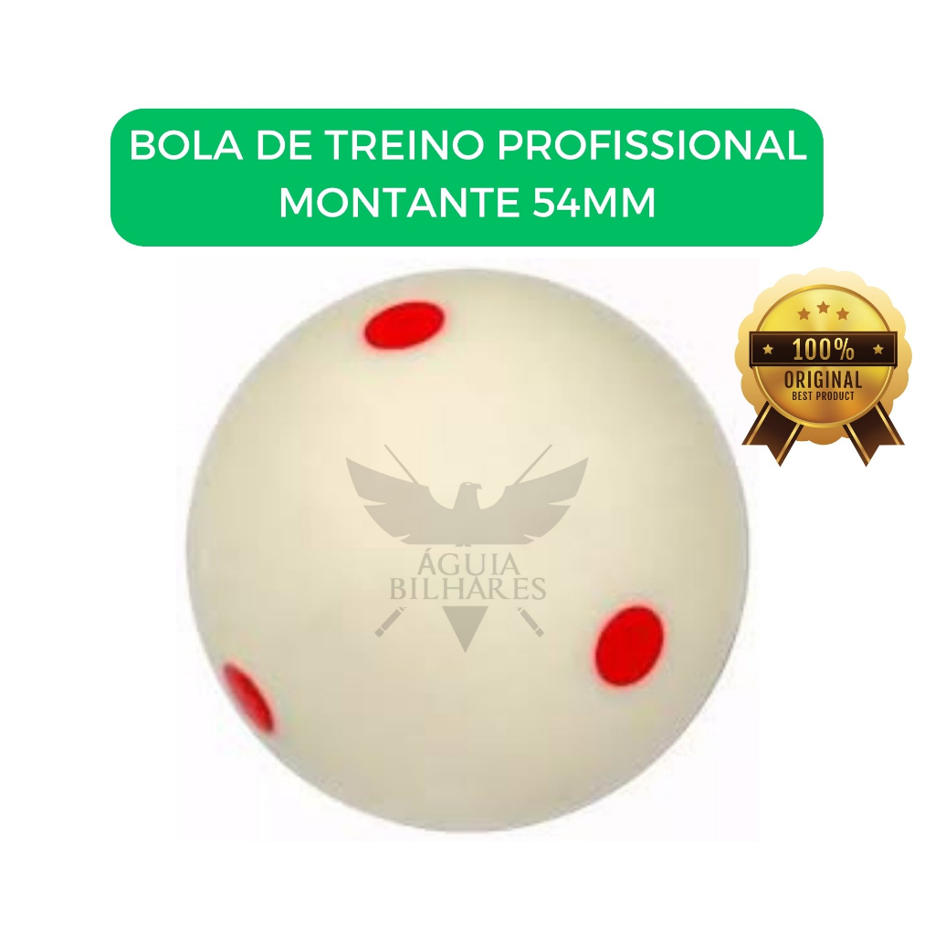 Bolão De Treino Maxxi 54mm Branca Bilhar / Sinuca / Snooker