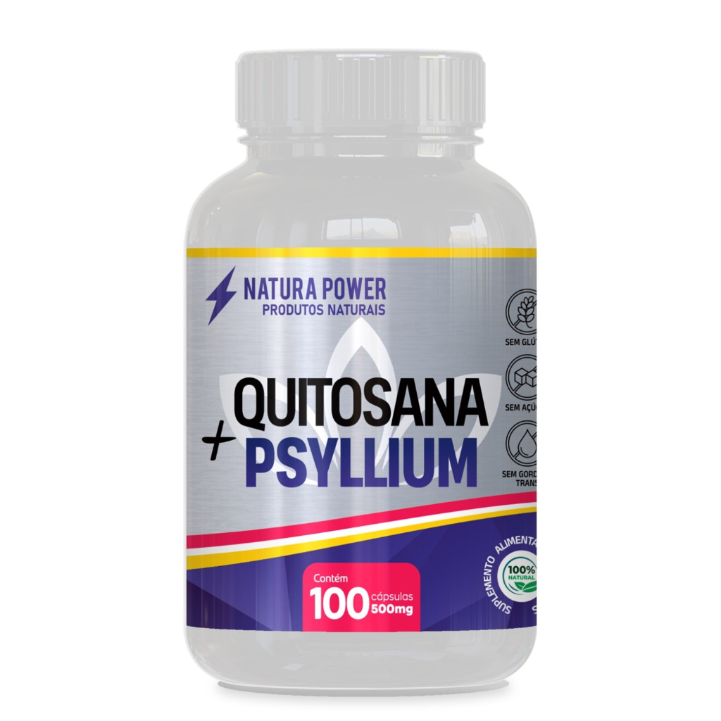 QUITOSANA + PSYLLIUM, 100 CAPSULAS, NATURA POWER | Shopee Brasil