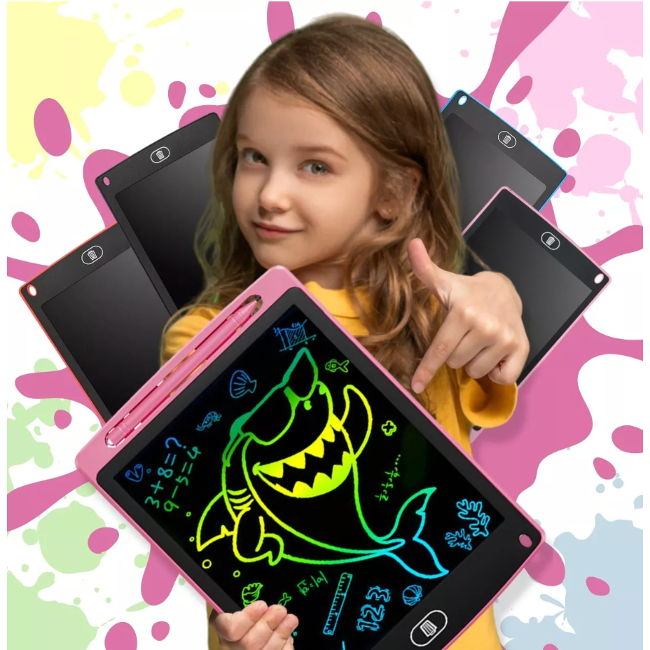 Tablet de Escrever LCD Infantil, Quadro Mágico, Placa de Desenho Digital,  Jogo Inteligente, Pintura, Brinquedo, 6,5 8,5Polegadas para Criança, Menino  e Menina, Melhor Presente - LOJA PRONTA ELETRO