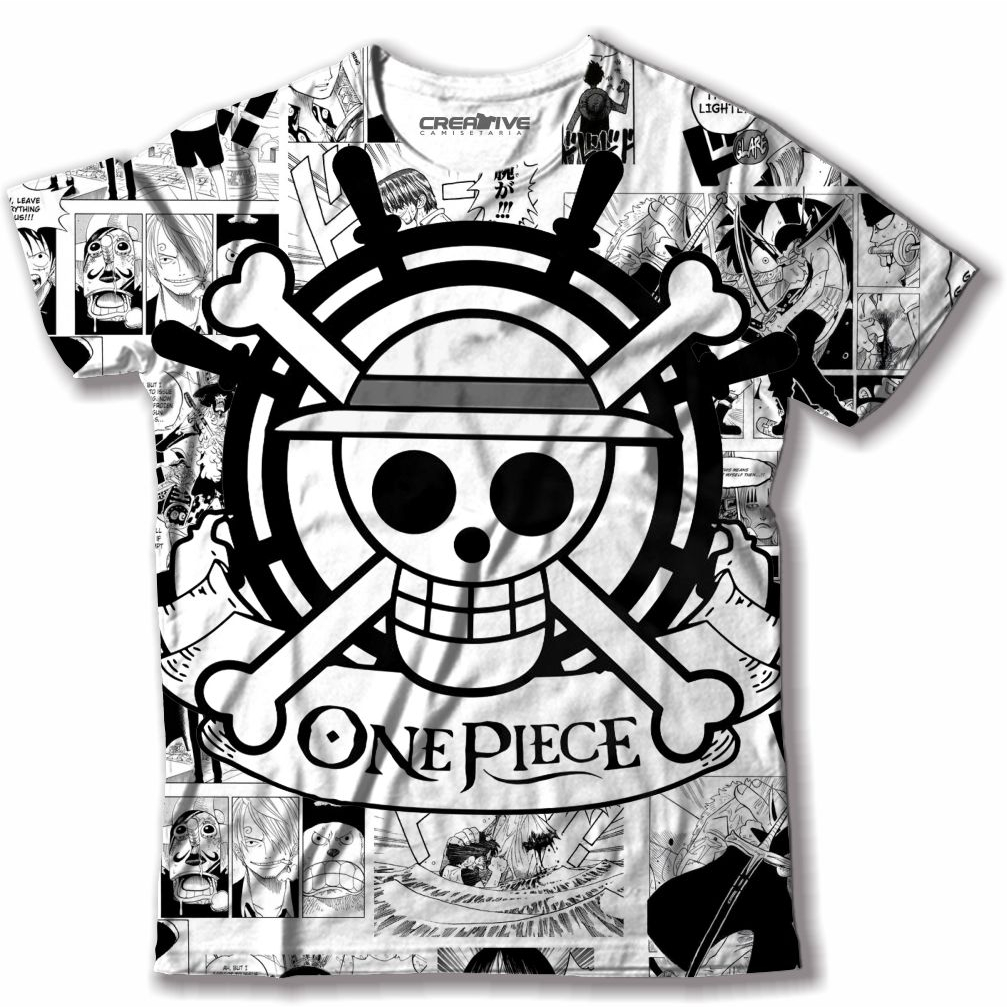 Camisa Camiseta One Piece Animes Blusa Masculina E Infantil