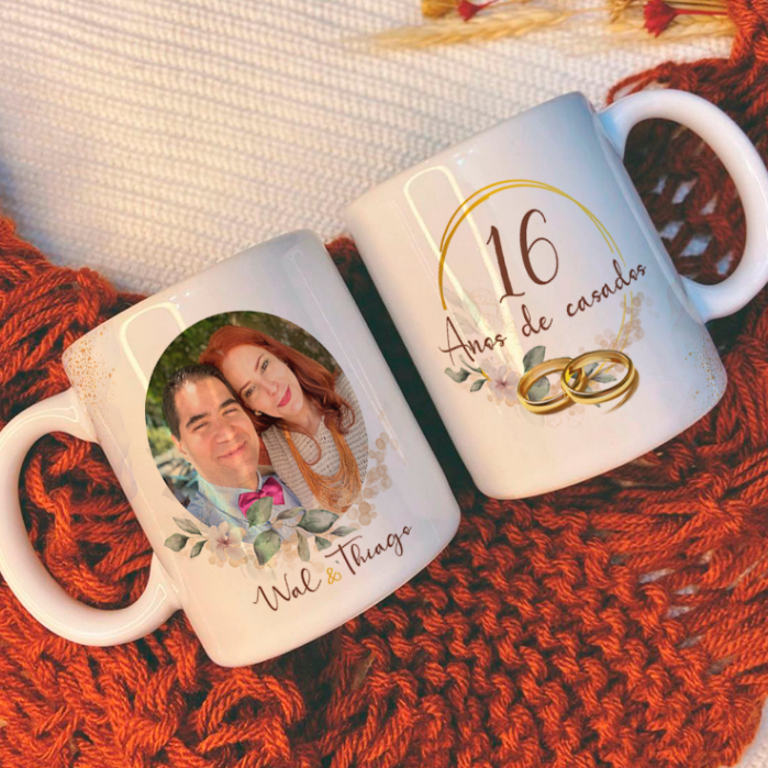 Canecas Personalizadas Bodas Anivers Rio De Casamento Convite Envie Sua Foto Imediatamente