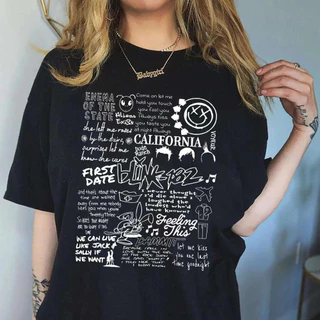 Camiseta T-shirt Unissex Blink 182 Musics