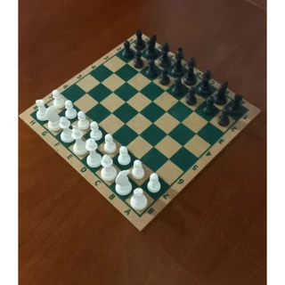 Jogo de Tabuleiro Xadrez Completo em MDF de mesa