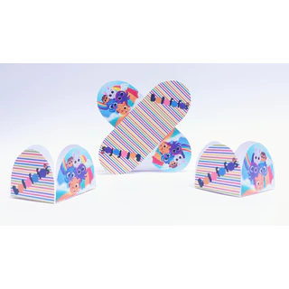 50 Forminhas 4 pétalas Bolofofo Festas aniversários