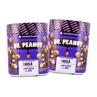 2x Pasta de Amendoim Sem açucar - 600g cada - Dr. Peanut