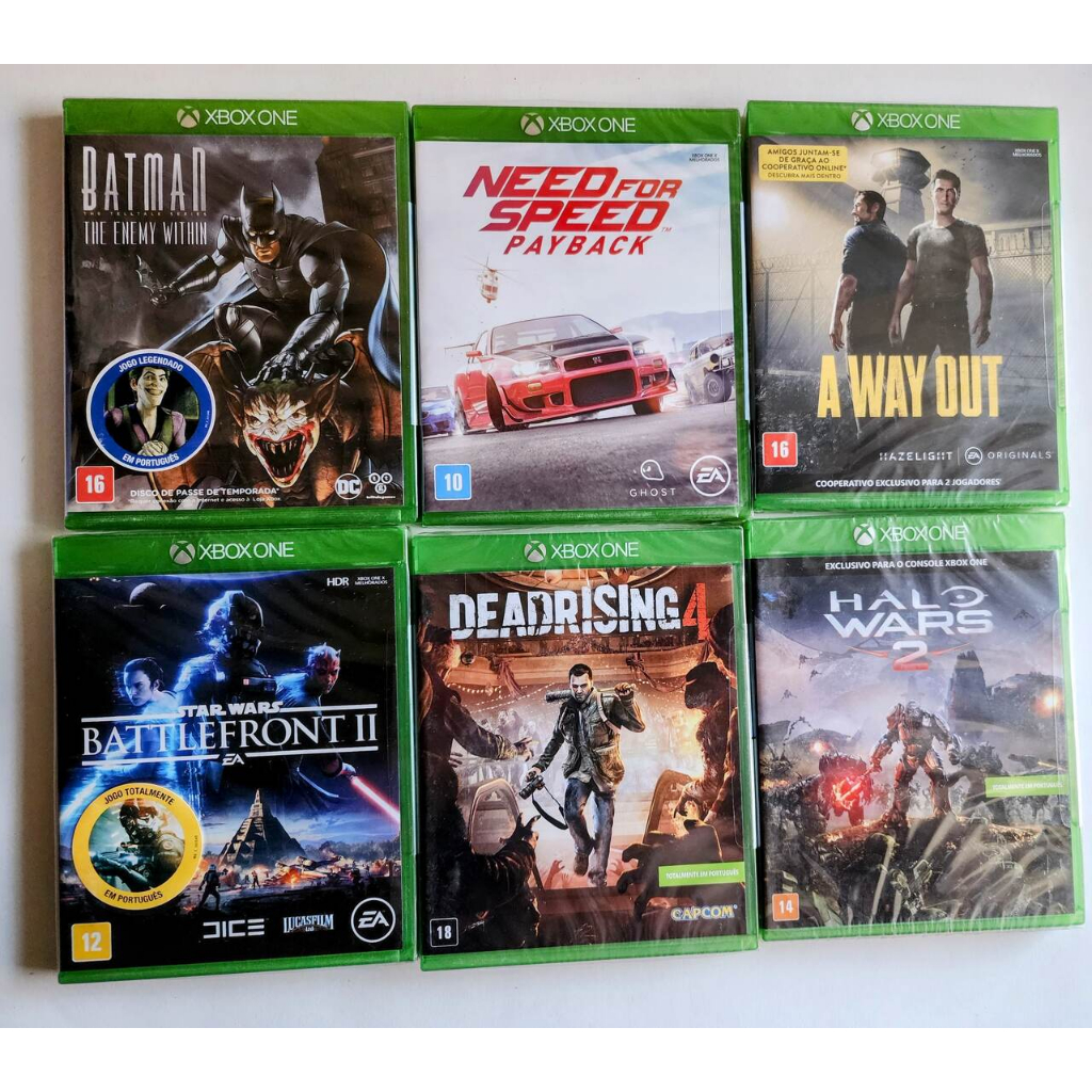 jogos de xbox one lacrados de fabrica promoção