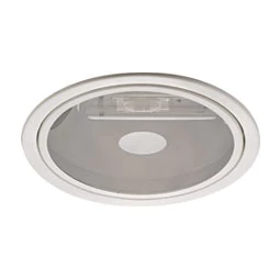 Luminaria Embutir Redonda 36cm Com Vidro Para Lampada 1xe40