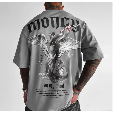 Camiseta Anjo Money Masculina Streetwear Novo!