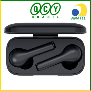 Fone de Ouvido Sem Fio QCY T5 TWS Bluetooth 5.1 Modo Gamer - Preto