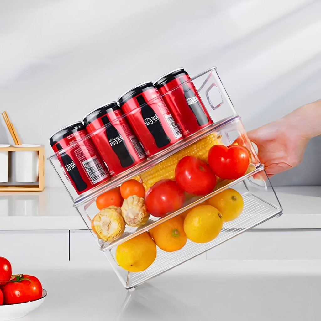 ORGANIZADOR MULTIUSO GELADEIRA KIT COM 6 ARMÁRIOS DISPENSA LAVANDERIA ALIMENTOS FRUTAS ESCRITÓRIO