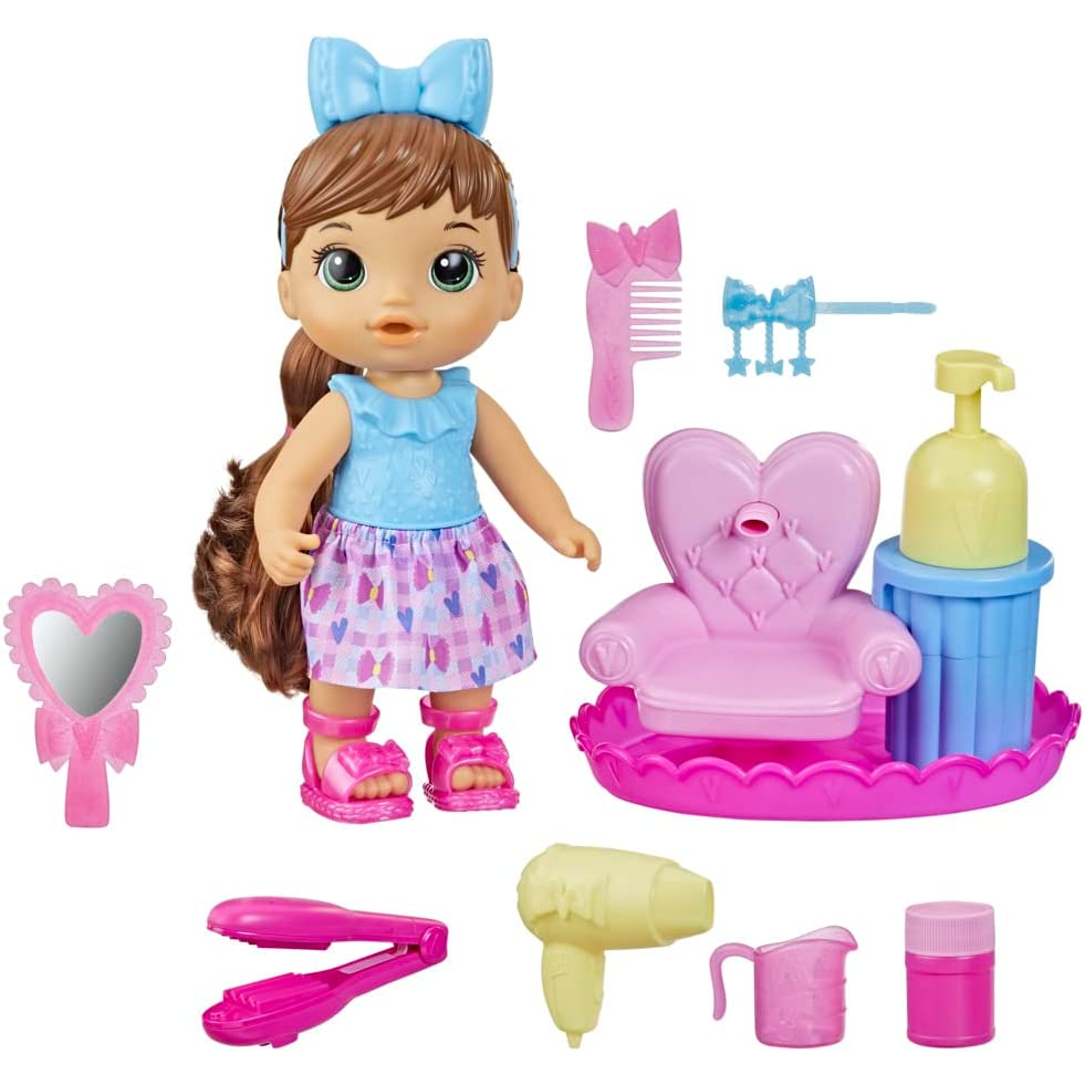 Baby Alive Boneca Bebe Sudsy Styling Salao de Beleza com acessorio Original Hasbro