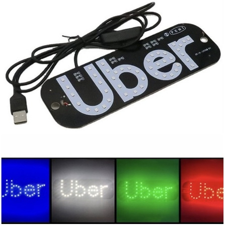 Imagem do produto Placa Letreiro Aplicativo 99 Letreiro Luminoso Led USB Com Botão Liga/desliga 5