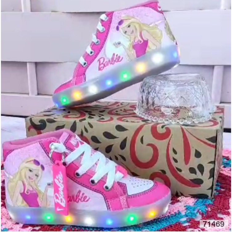 Tenis da store barbie com led