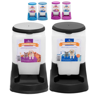 Kit Comedouro e Bebedouro Alimentador Dispenser Automático Duplo 3L Envio 24h NF