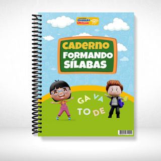 Caderno Formando Sílabas Infantil - Apostila impressa e colorida