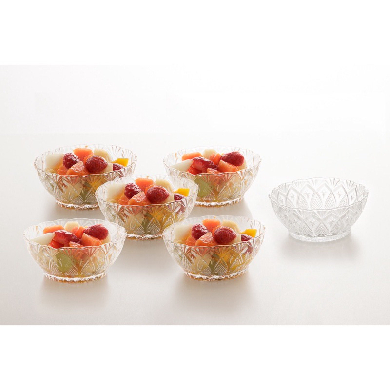 Jogo de Taças de Vidro Para Sobremesa C/ 6 Peças