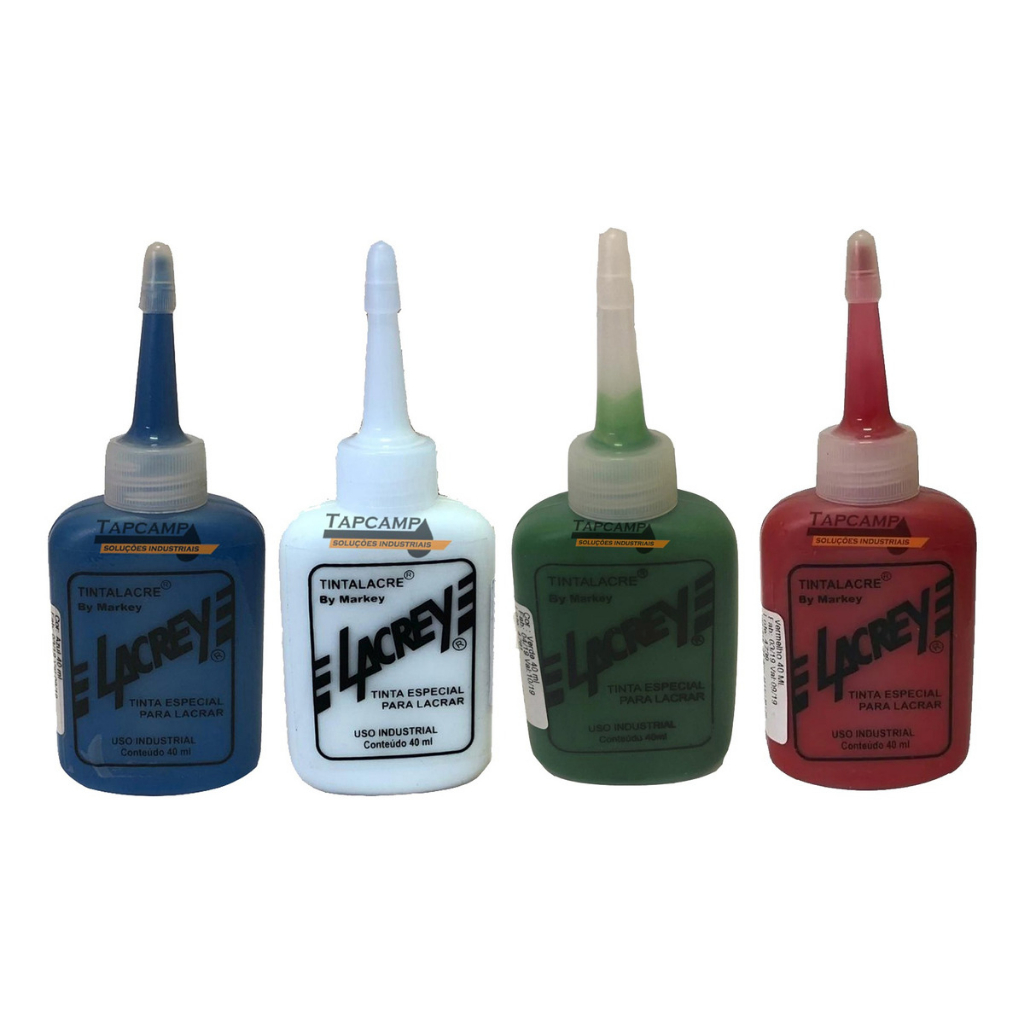 Tinta Lacre De Garantia Para Peça Parafuso Montagem Pc Placa 40 ml cores