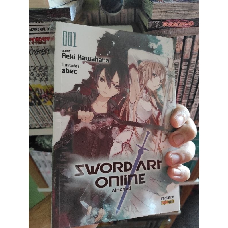 Sword Art Online Light Novel 1 ao 3
