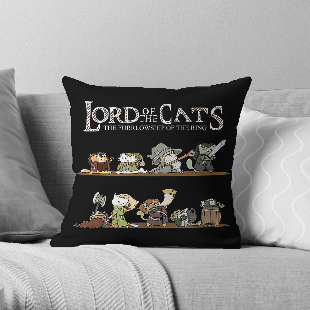 Almofada Senhor dos aneis Lord of the cats gatos