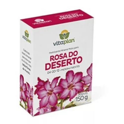 Fertilizante Mineral P/ Rosa Do Deserto - 150g Vitaplan