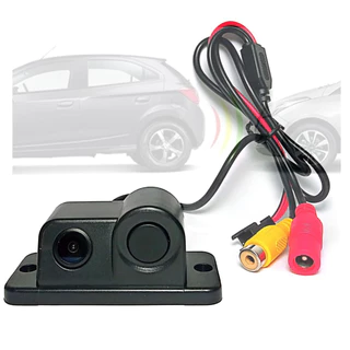 Camera De Ré Automotiva Com Sensor Estacionamento Acoplado