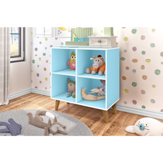HZH Estante giratória 360° para crianças, estante infantil de chão, estante  criativa para livros em forma de casa, organizador de armazenamento de  brinquedos, móveis infantis para quarto : : Casa