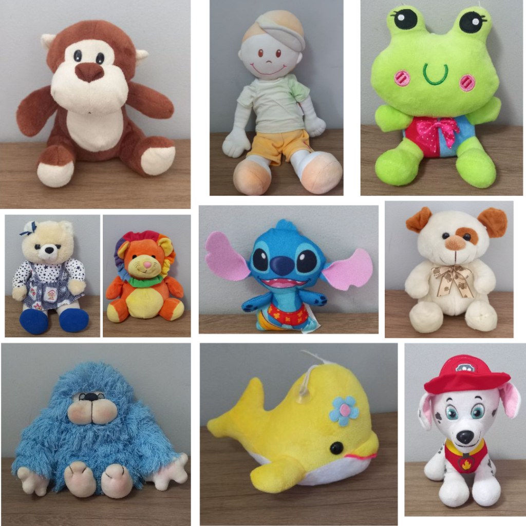 Urso de Pelúcias, ursinhos de pelúcia, bichinhos de pelúcia, DESAPEGO diversos modelos
