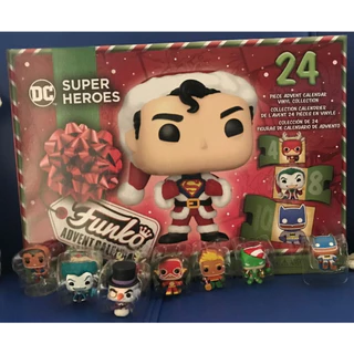 Mini Funko Pop DC Super Heroes Calendário Advento 2023