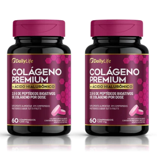 Suplemento Em Comprimidos Colágeno Premium Sabor Tutti Frutti