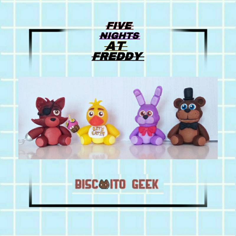 Mini figure five nights at freddys 5-6cm | Shopee Brasil