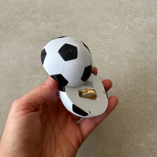 Porta aliança Bola Futebol - 6cm