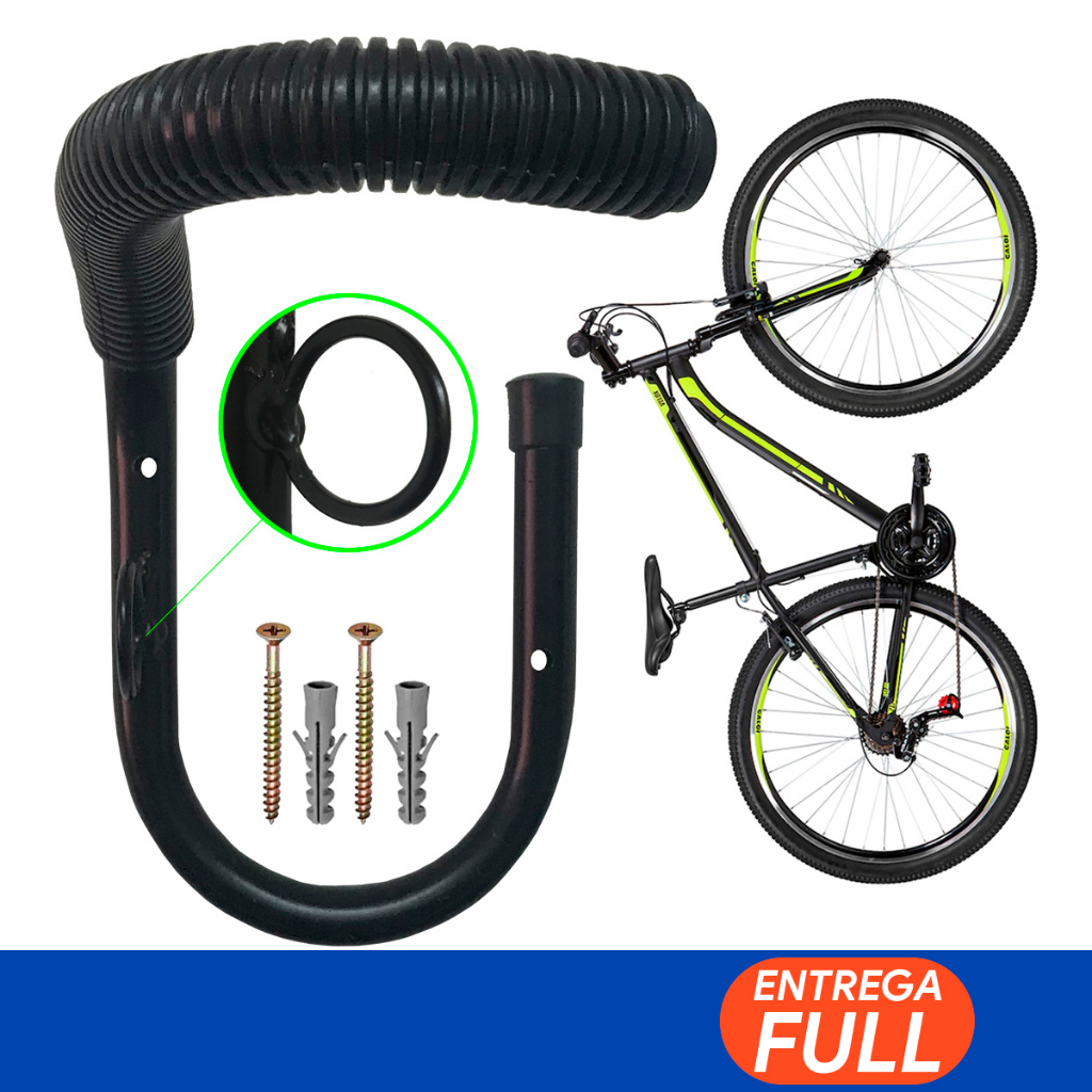 Gancho Pendurar Bicicleta Parede Suporte De Bike Vertical