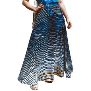 Saia Longa Linho Gode Rodada Roupas Evangelicas Feminino