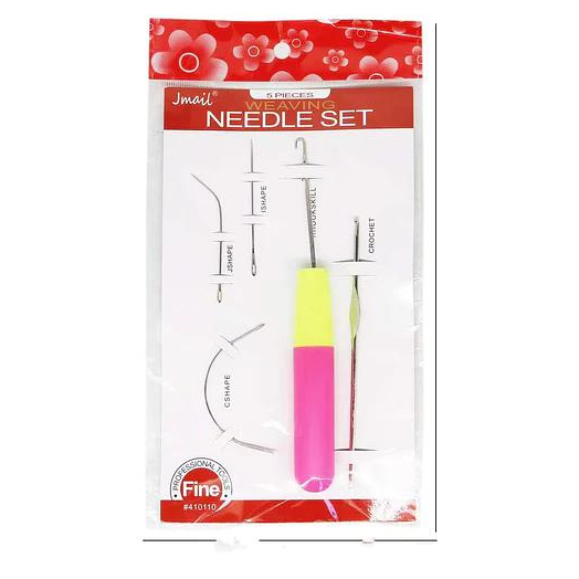 Kit De Agulhas Diversas Contendo 5 Peças Para Mega Hair