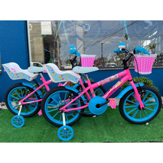 Bicicleta Infantil Aro 16 Moto Bike C/ Rodinha Menino - Glumi