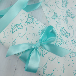 Papel Seda Estampado Borboletas - 50 unidades