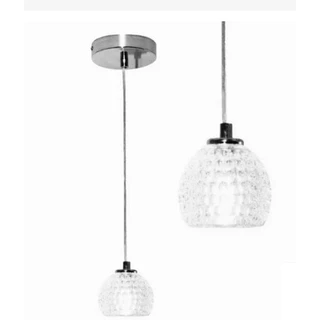 Pendente Daily Vidro Transparente Bubble 9 X 9 X 6