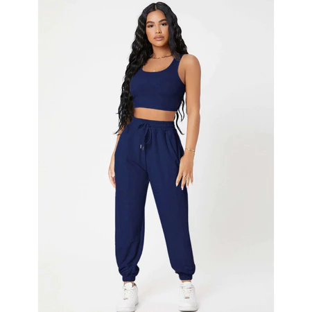 Conjunto feminino calça e blusinha 