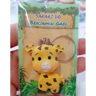 Lembrancinhas Safari, kits Chaveiros com Embalagem Personalizada LEIA A DESCRIÇÃO!