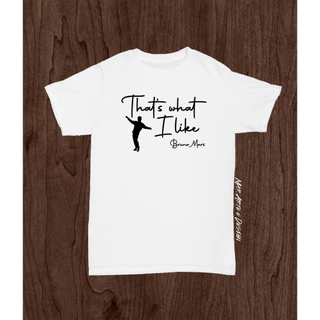 Camiseta Baby look Bruno Mars - That's what I like - Show - Música - Pop - Moda