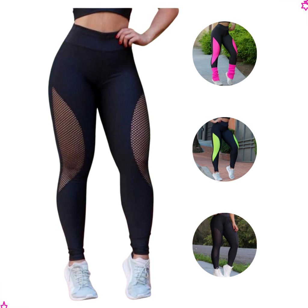 Calça Legging Academia Suplex Estampado Roxo Do Not Give Up - Lot Fitness