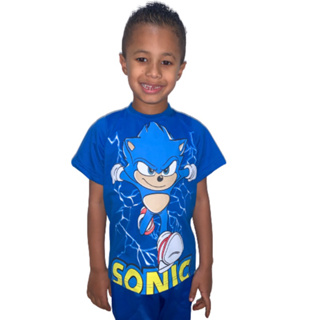 Camiseta Infantil Tails amarela Sonic infantil fantasia menino