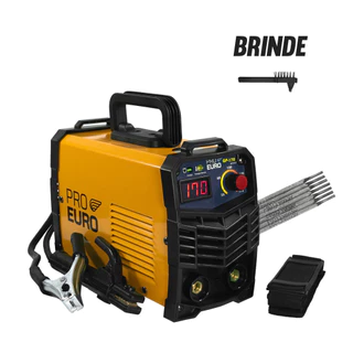 Solda Inversora GP 170 Bivolt mod 2021 + 250g Eletrodo 6013 3,25mm Pró Euro